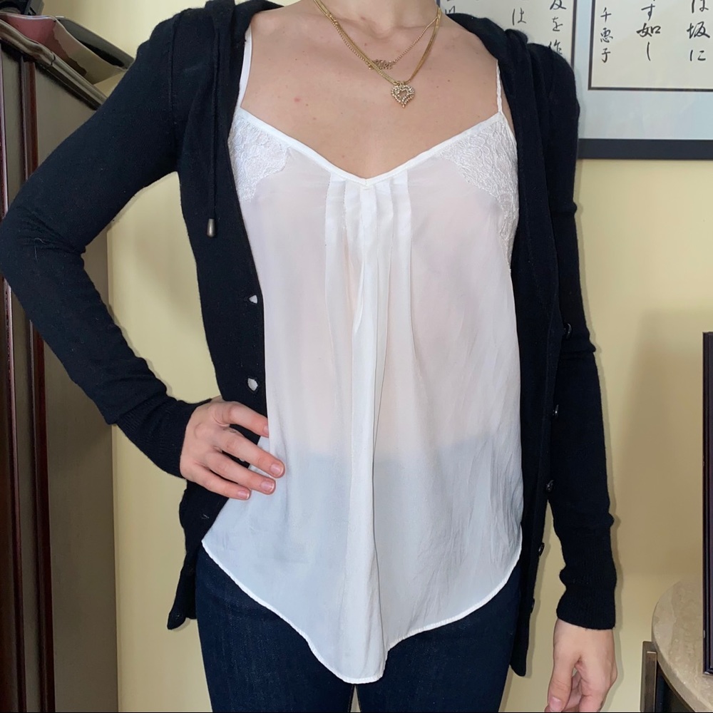 TALULA black button-up cardigan/hoodie (size XXS)